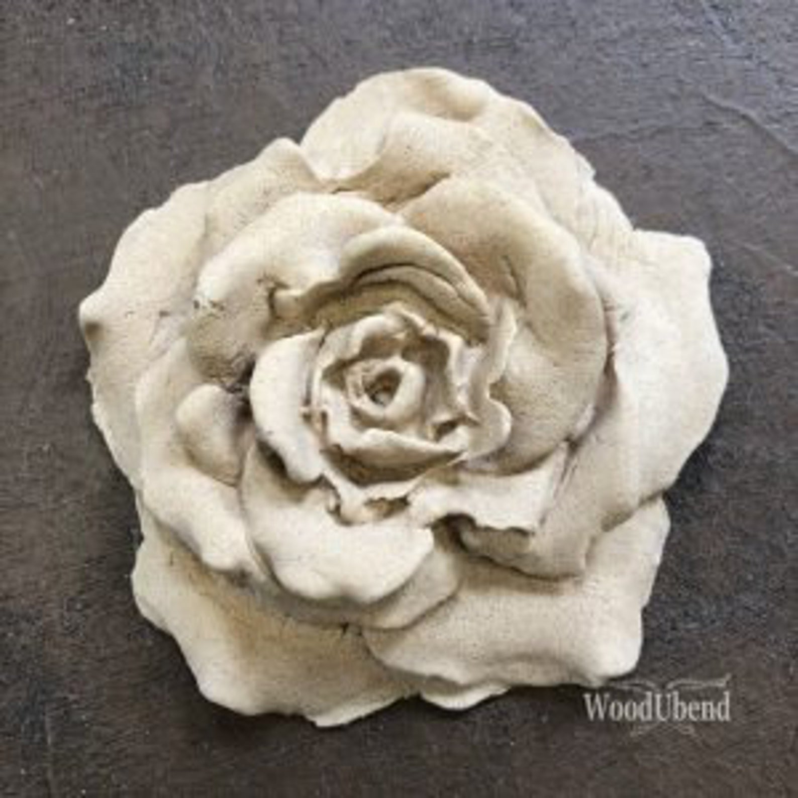 Woodubend Full Petal Rose WUB2185 Moulding Furniture Applique 7.5 x 7 cms