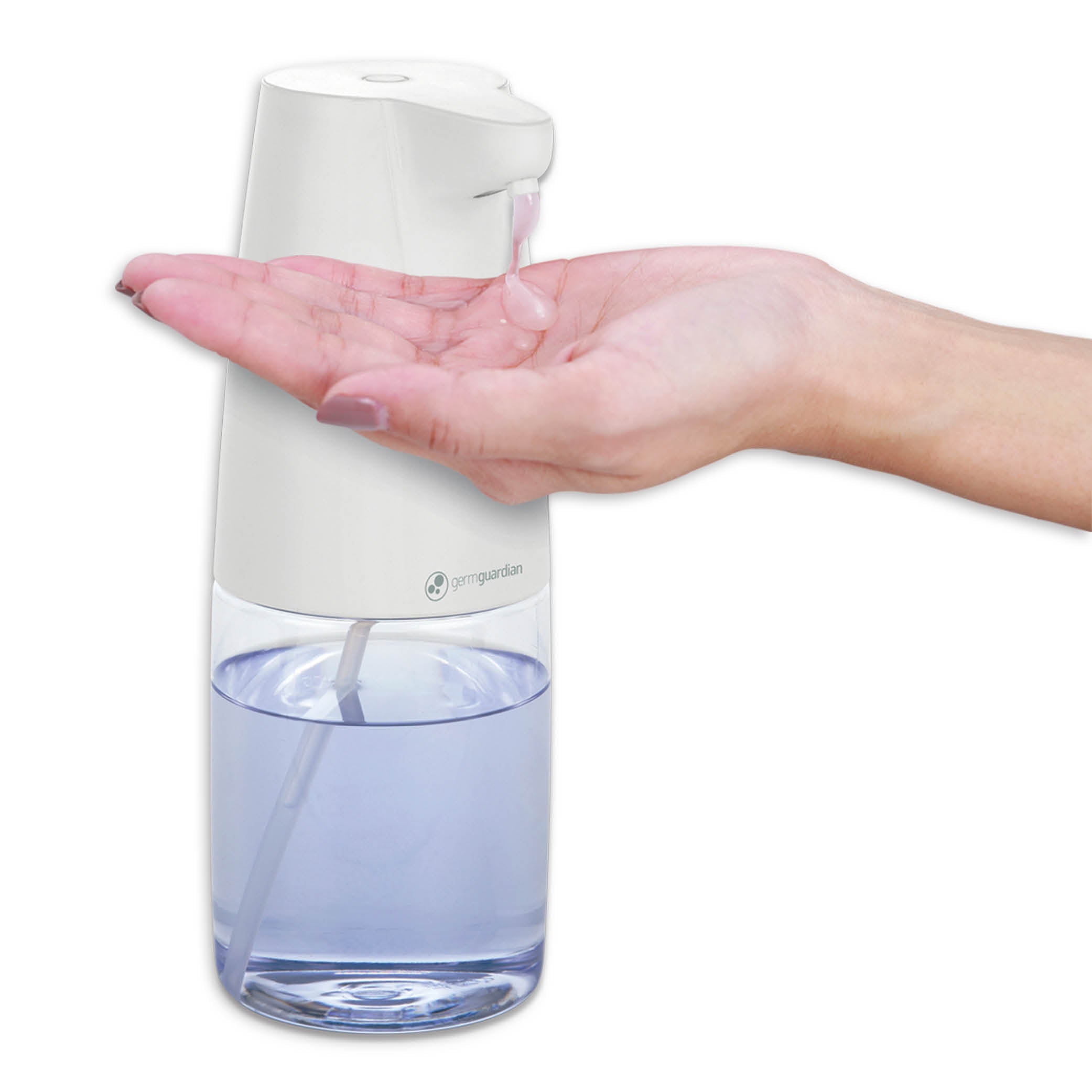GermGuardian SD410 Automatic Hands Free Soap and Sanitizer Dispenser for Office, School home and more, Large Capacity 500ml