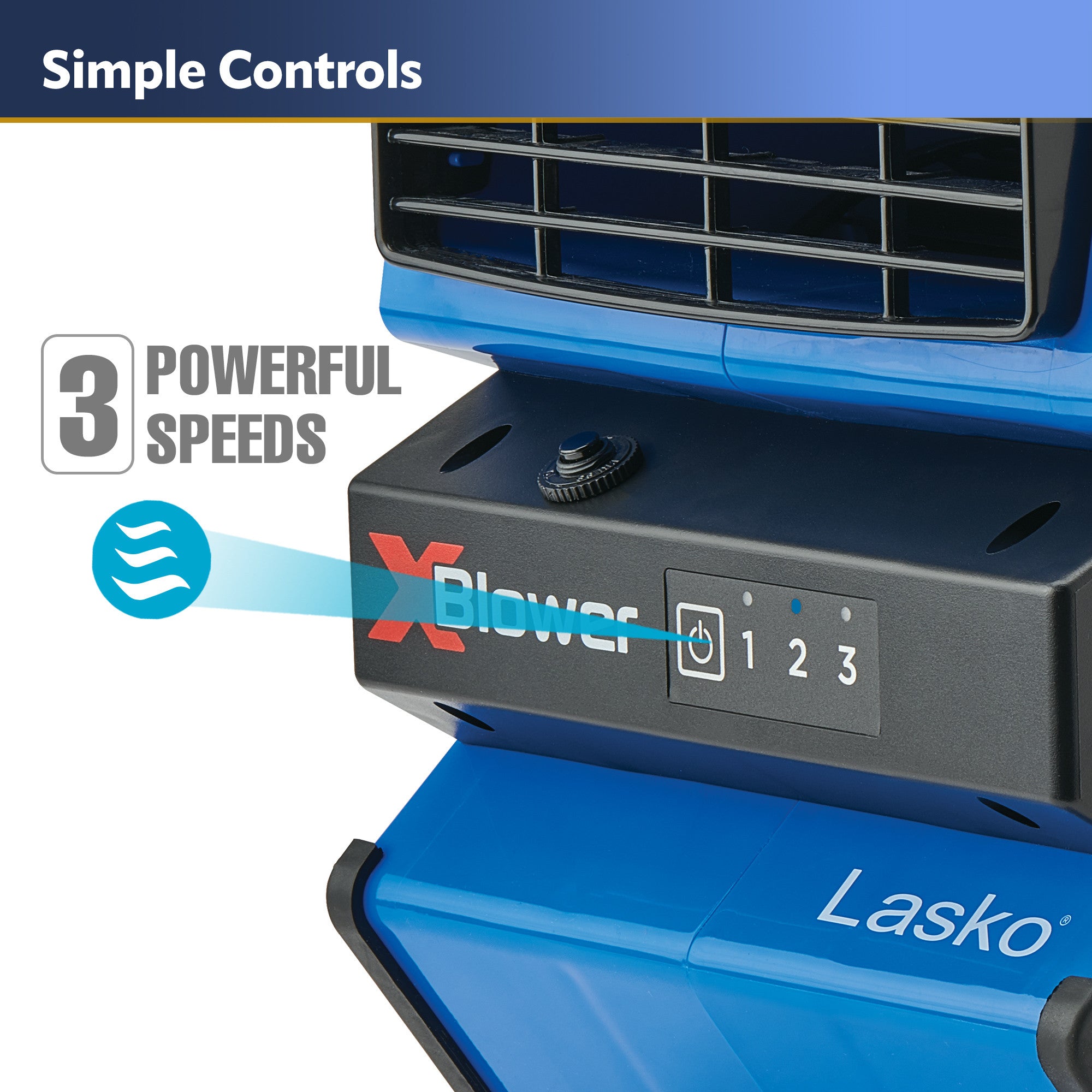 Lasko X12905 Multi-Position Utility Blower Floor Fan