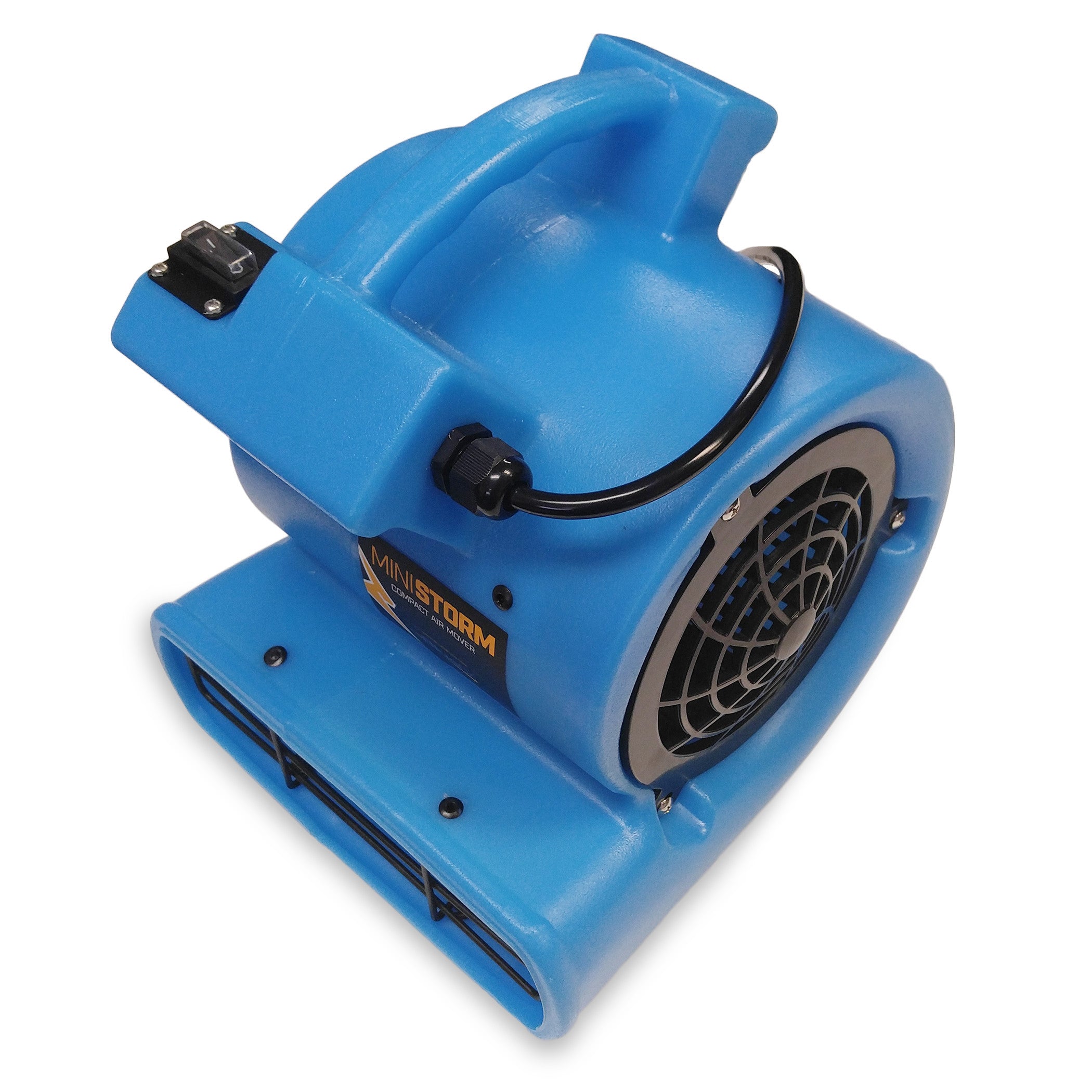 BlueDri Mini Storm 1/12 HP Compact Residential Air Mover & Blower Fan: blue