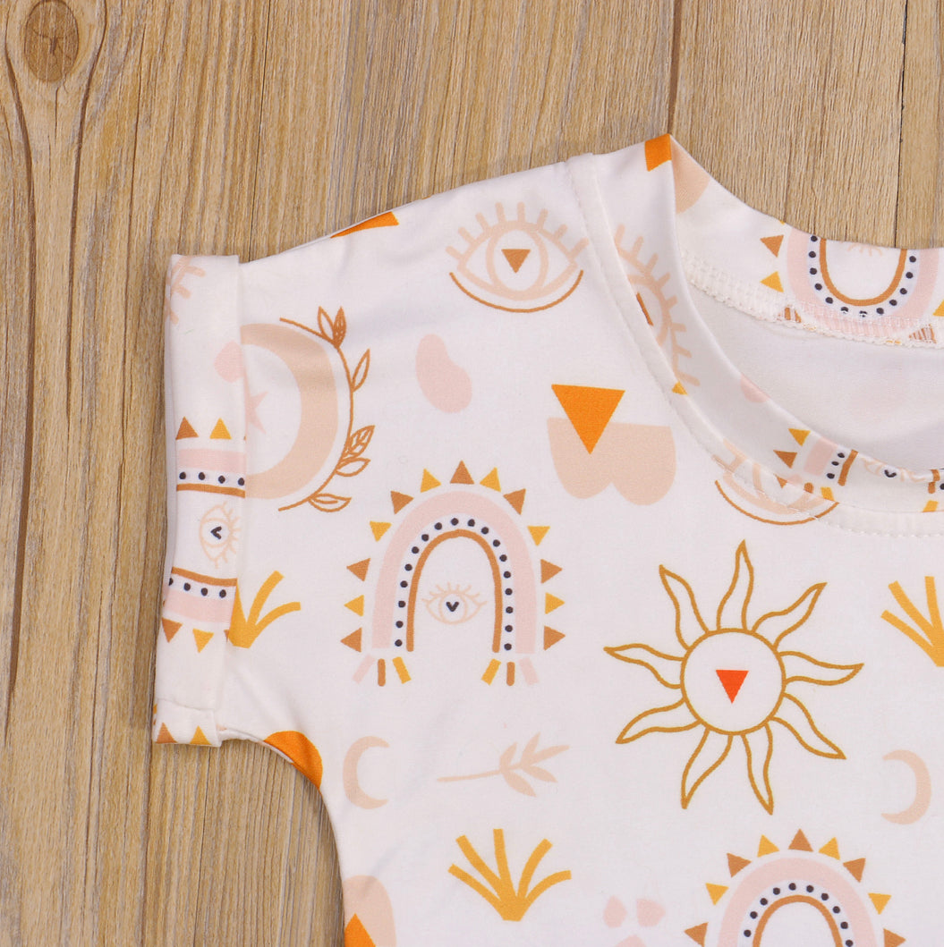 Mystic Eye Baby and Toddler 2-Piece Shirt and Short Set