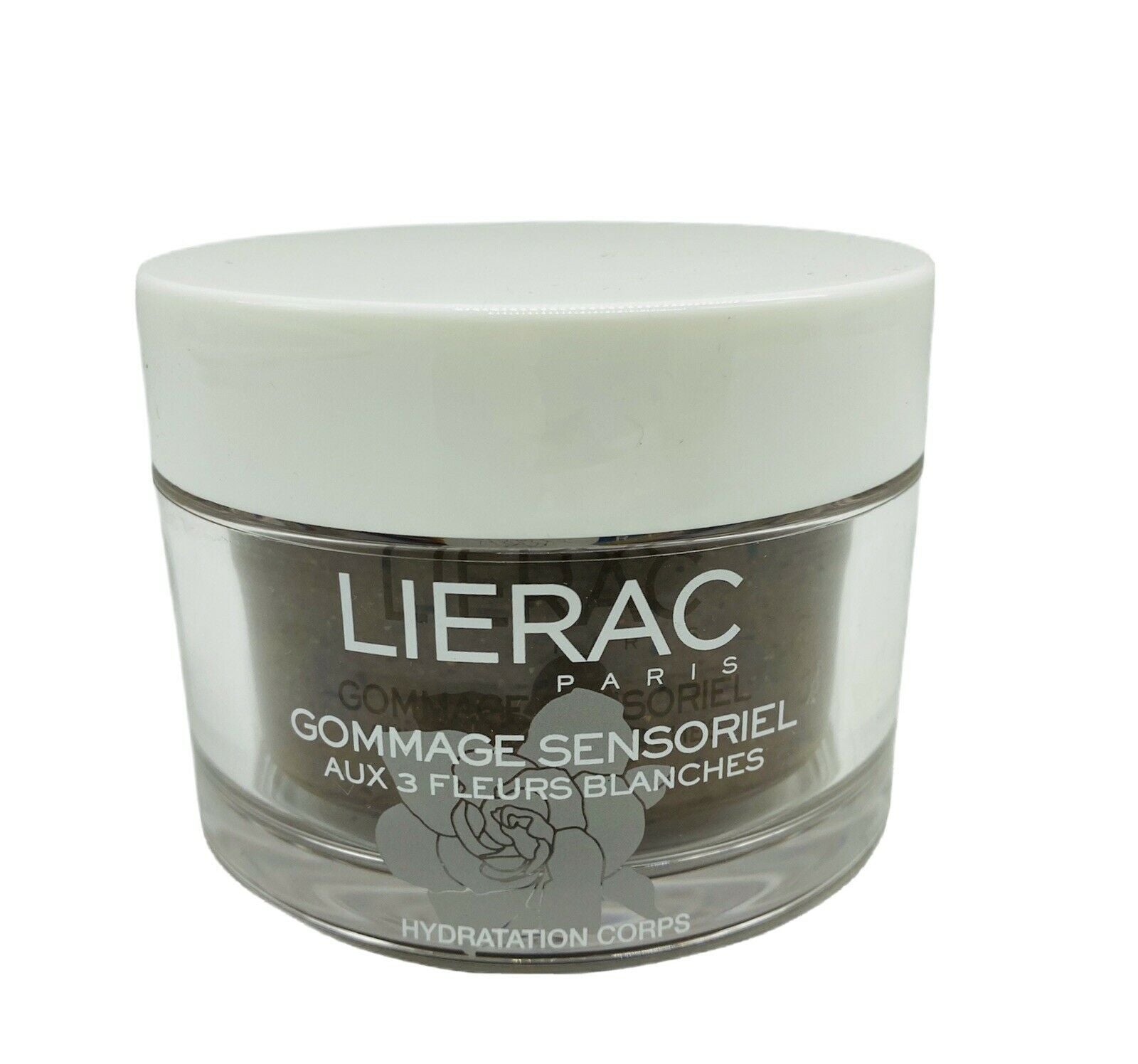 Lierac Paris Gommage Sensoriel Moisturizing Body Scrub w/ 3 White Flowers 6.4 oz