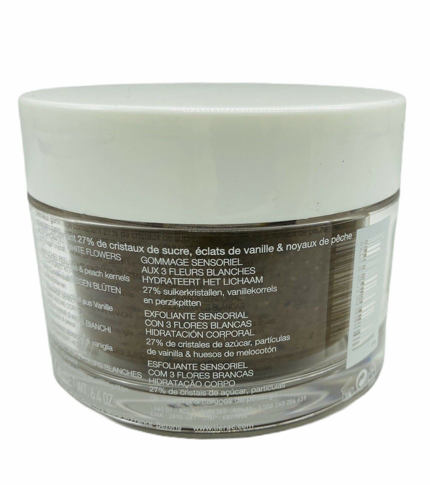 Lierac Paris Gommage Sensoriel Moisturizing Body Scrub w/ 3 White Flowers 6.4 oz