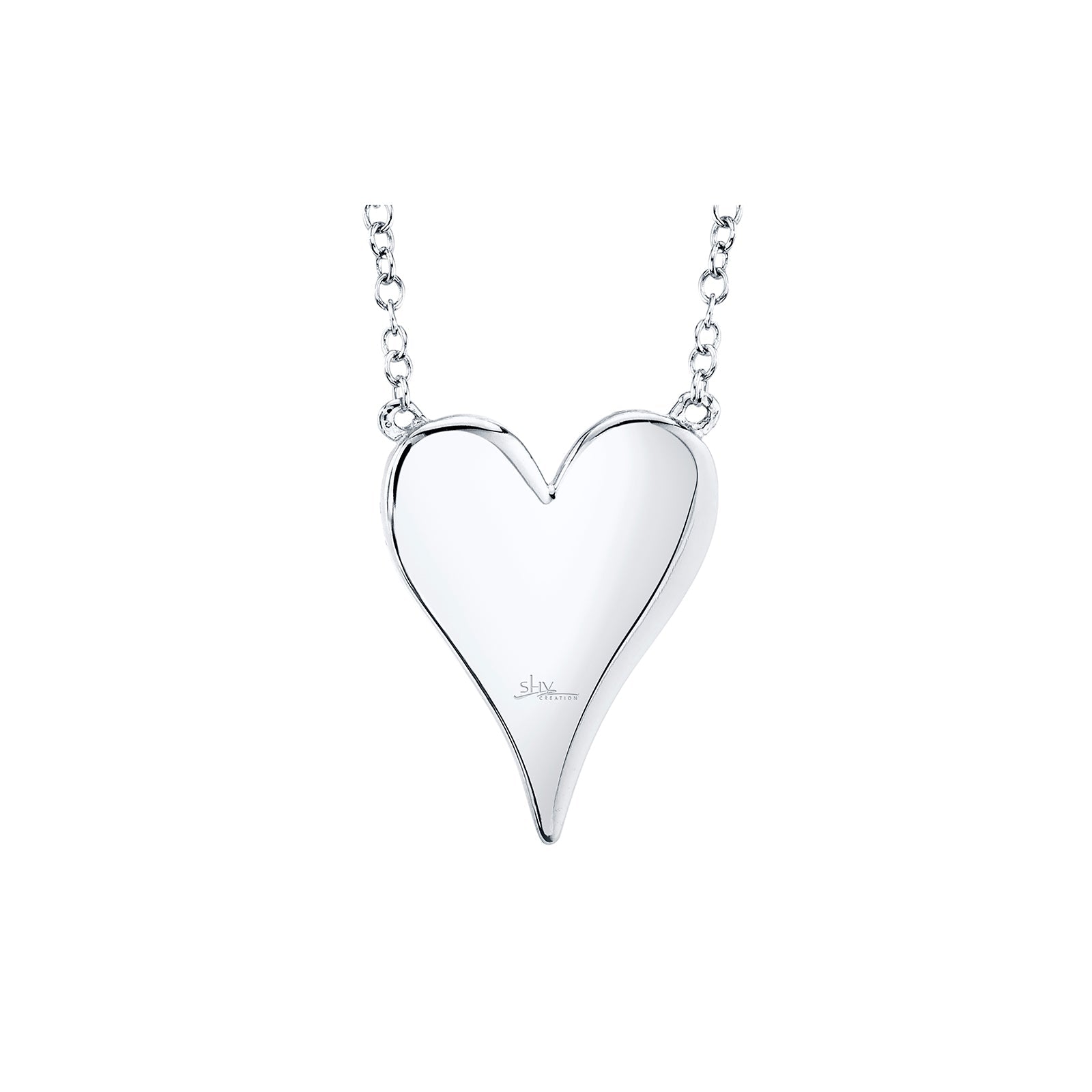 Shy Creation Diamond Heart Necklace