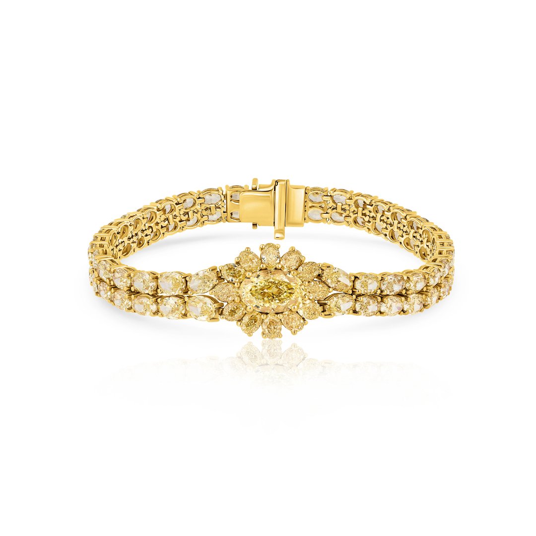 Yellow Diamond Bracelet