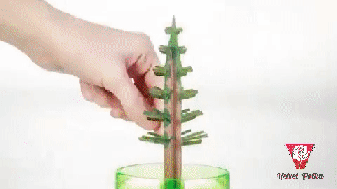 Magic growing Christmas tree