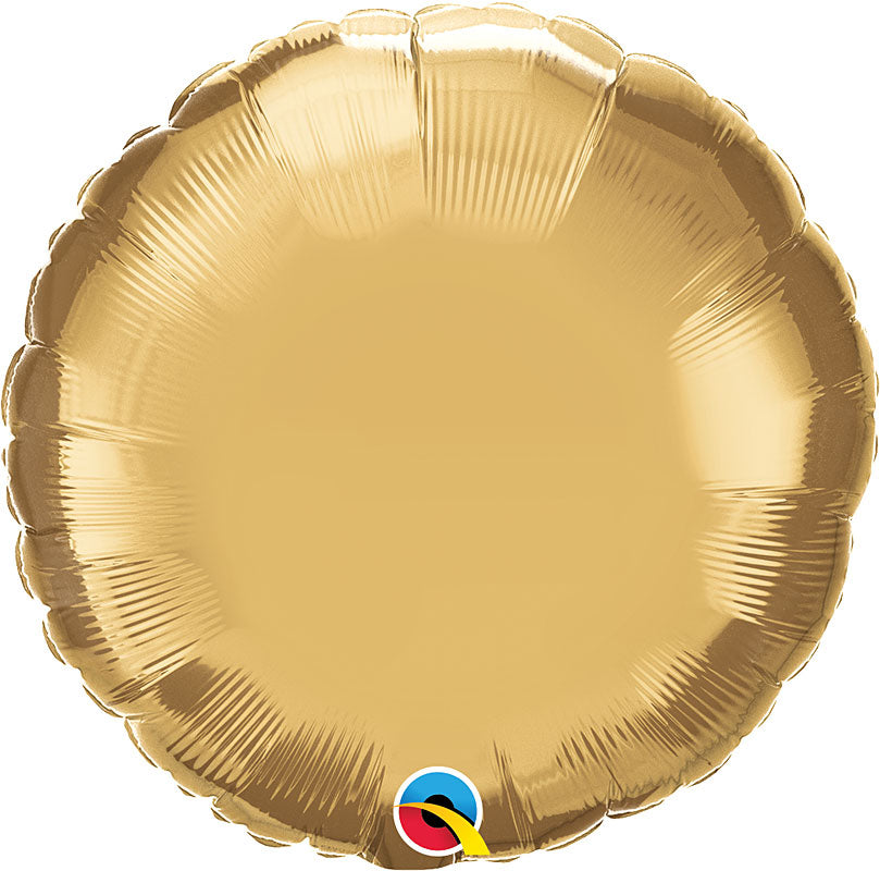 Chrome Gold Foil Round 18