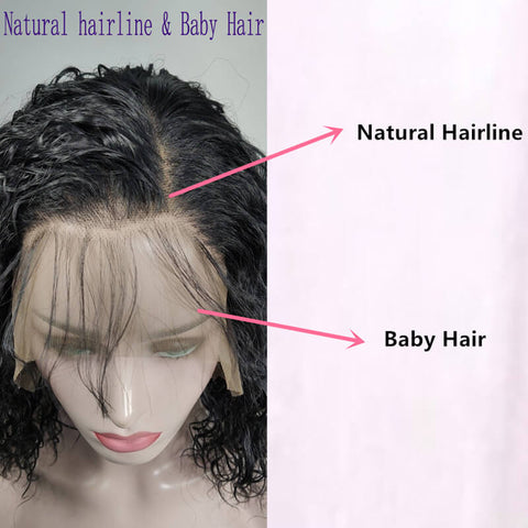 Synthetic Wigs-natural hairline and baby hair-naturehairs