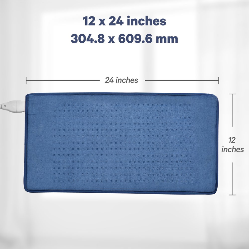 Large Heating Pad 12'X24' with 4 Heat Settings, Auto Shut-Off