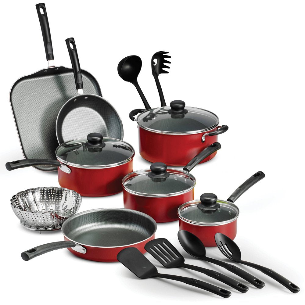 Tramontina Primaware 18 Piece Non-Stick Cookware Set Steel