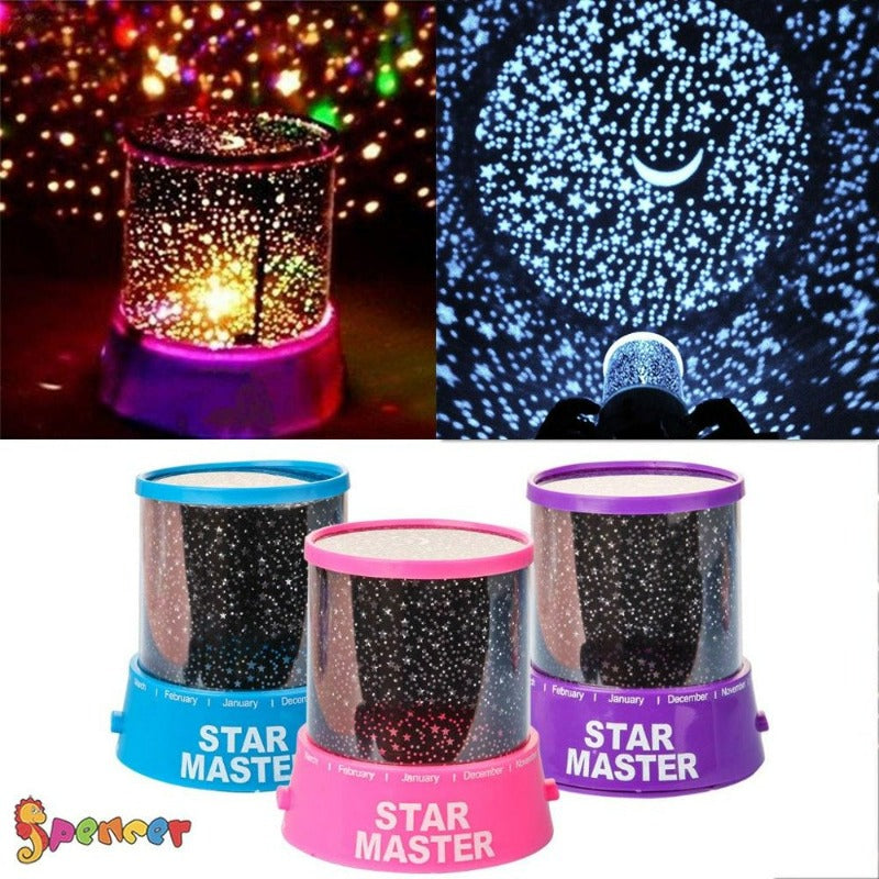 Led Starry Night Sky Projector Lamp Star Night Light Cosmos Master Romantic Kids Gift Indoor Lighting