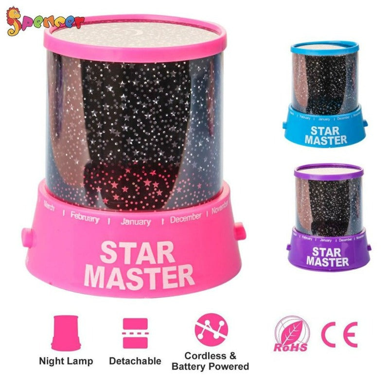 Led Starry Night Sky Projector Lamp Star Night Light Cosmos Master Romantic Kids Gift Indoor Lighting