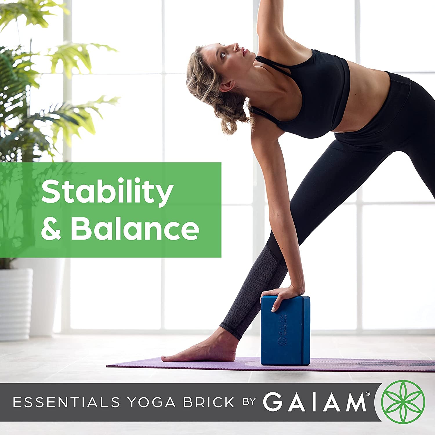 Yoga Brick | Sold as Single Block | EVA Foam Block Accessories for Yoga