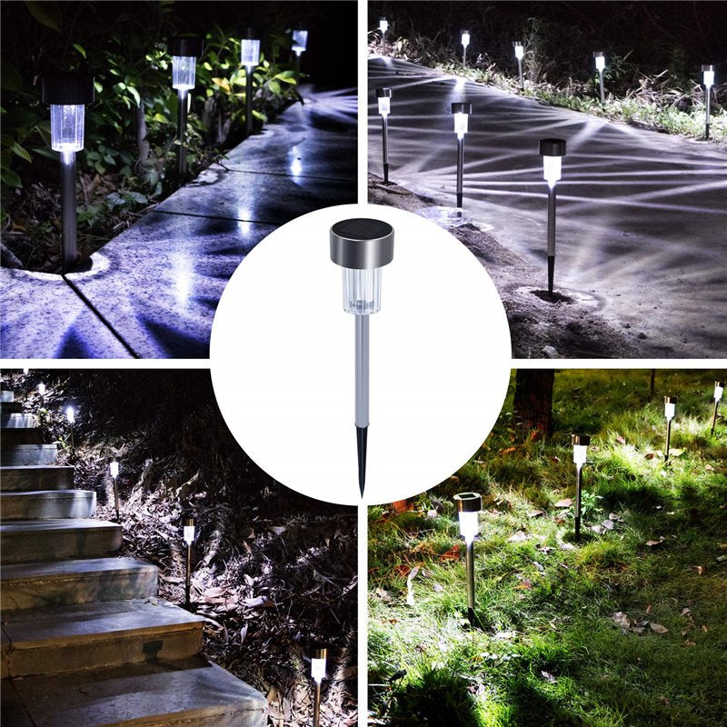 24 Brightest LED Waterproof  Stake Light Set for Walkway, Patio, Path, Lawn, Garden, Yard Decor