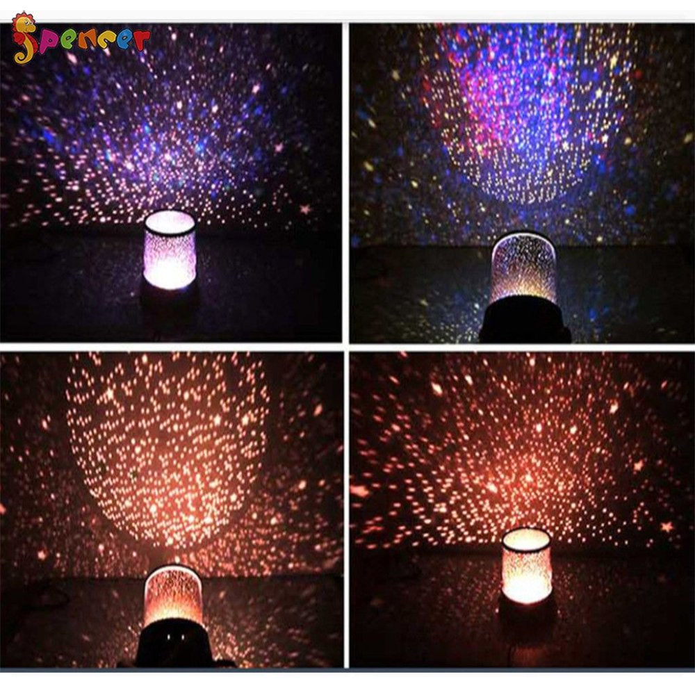 Led Starry Night Sky Projector Lamp Star Night Light Cosmos Master Romantic Kids Gift Indoor Lighting