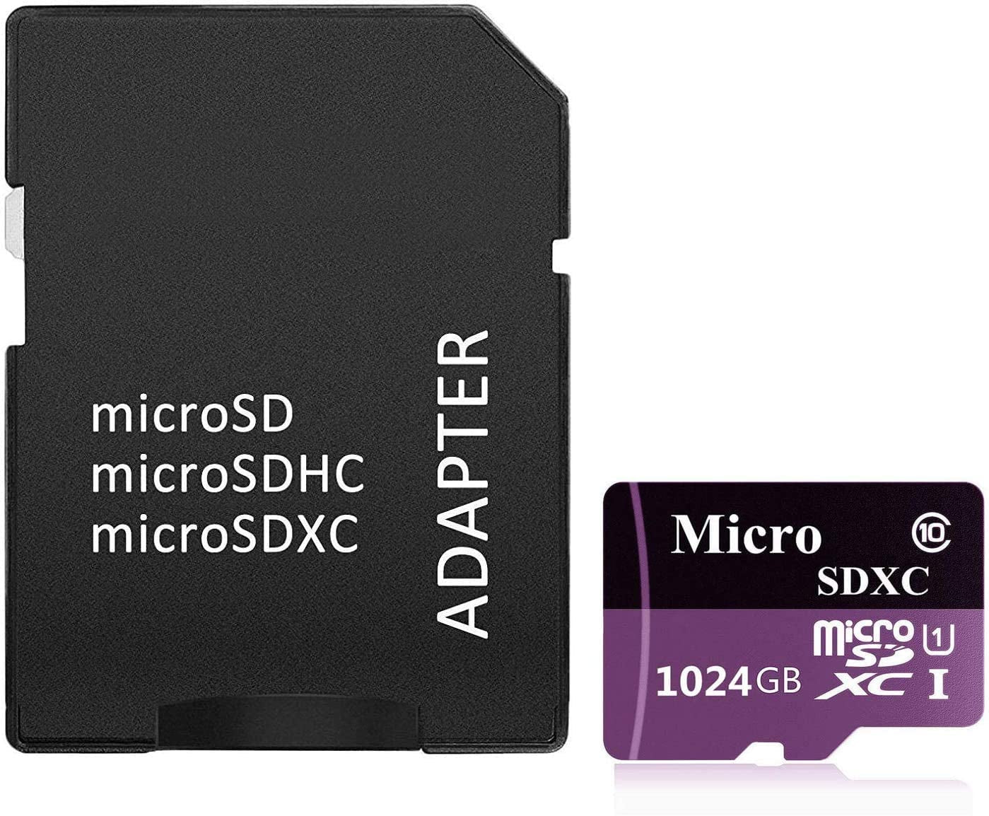 1024GB 1TB MicroSDXC Class 10 Memory Card for Smartphones and Tablets