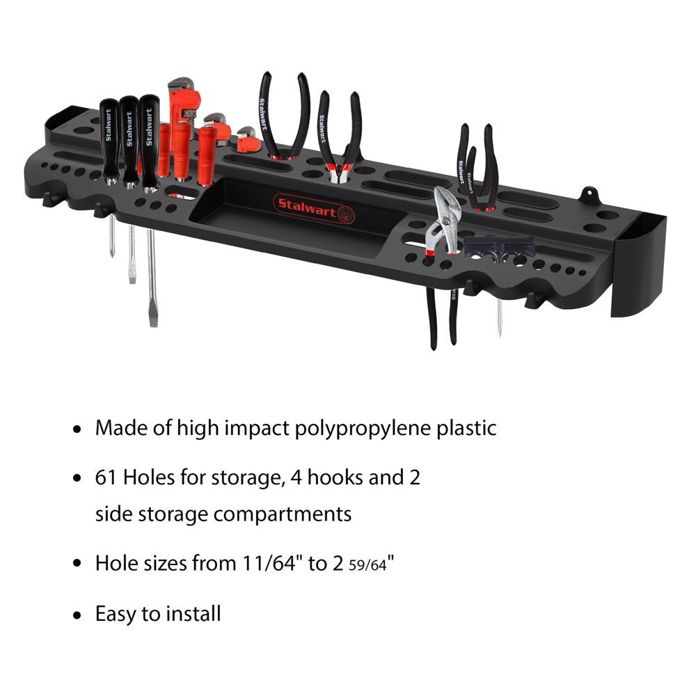 High-Capacity and Durable Mountable Tool Rack for Tool Storage