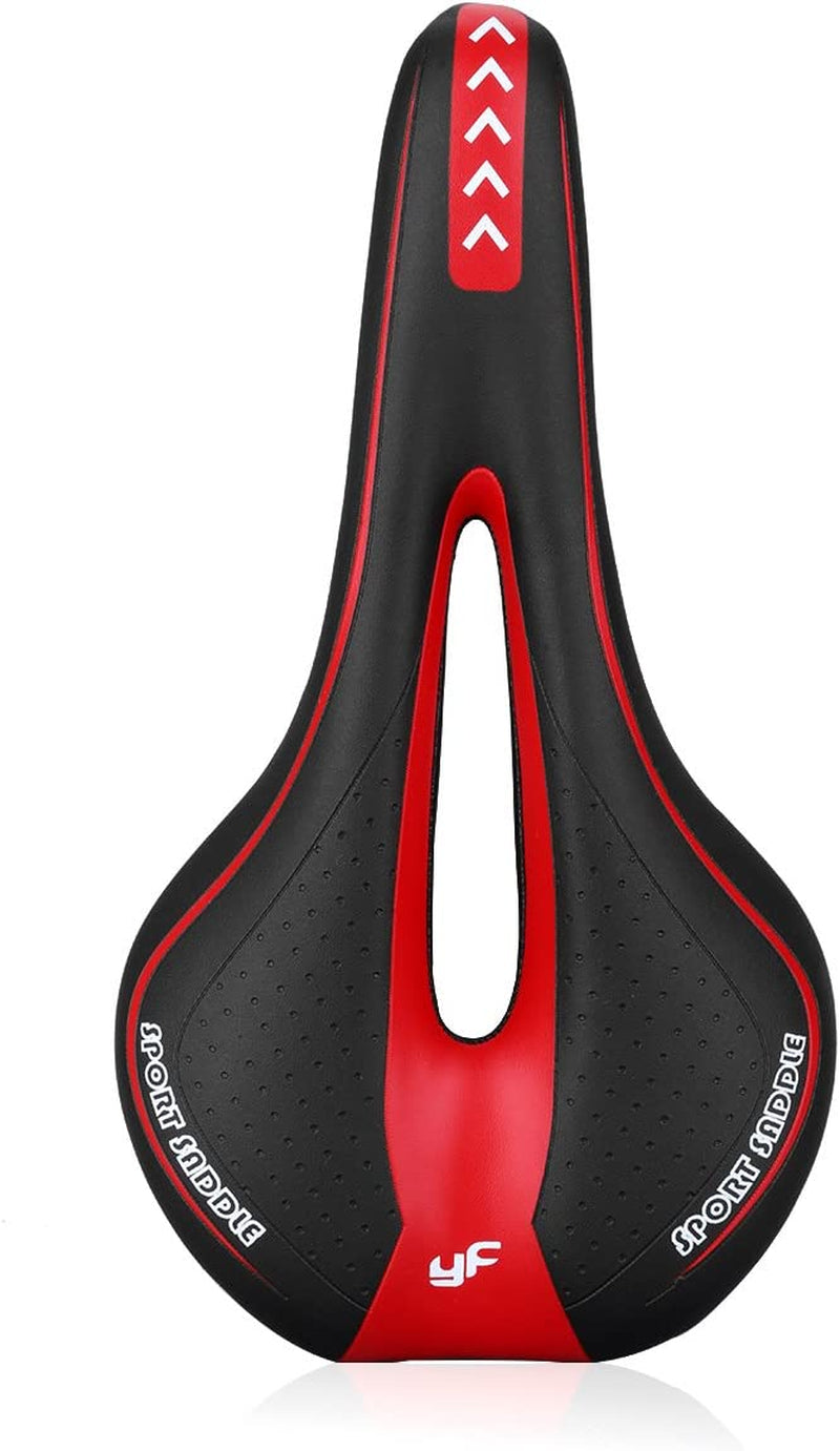 Bike Saddle Mountain Bike Seat Breathable Comfortable Bicycle Seat with Central Relief Zone and Ergonomics Design Relax Your Body Road Bike and Mountain Bike
