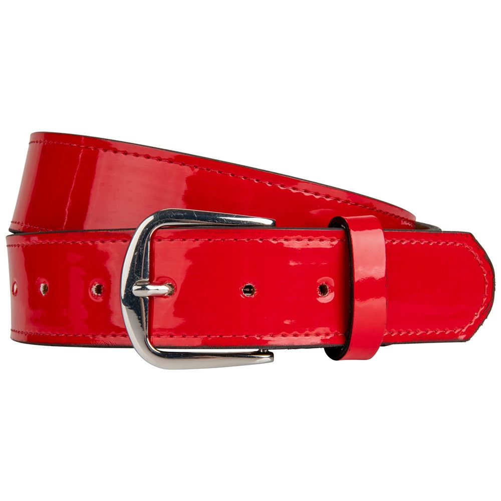 Champro Leather Baseball Belt - Scarlet