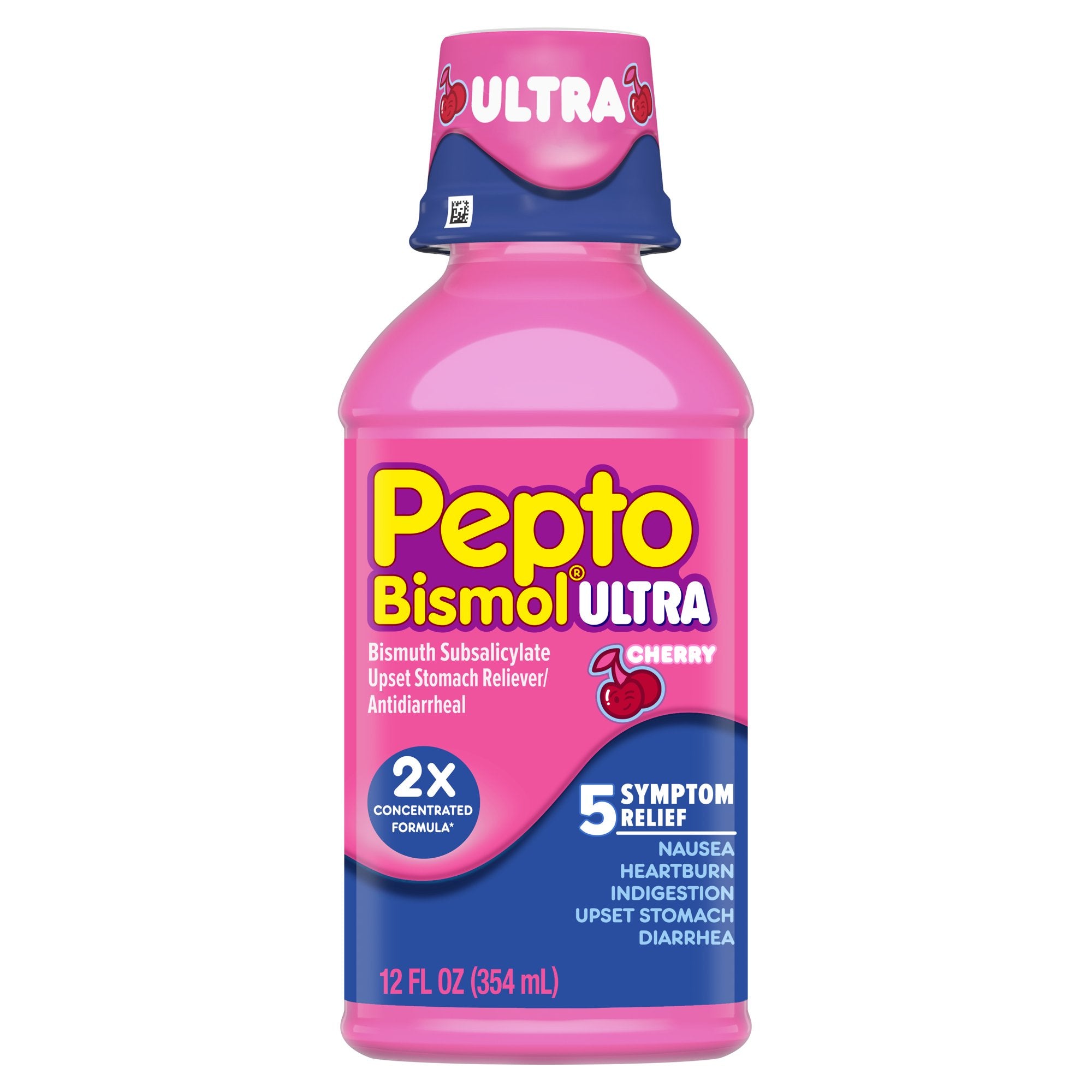 Pepto-Bismol Max Strength Liquid, Cherry, 12oz