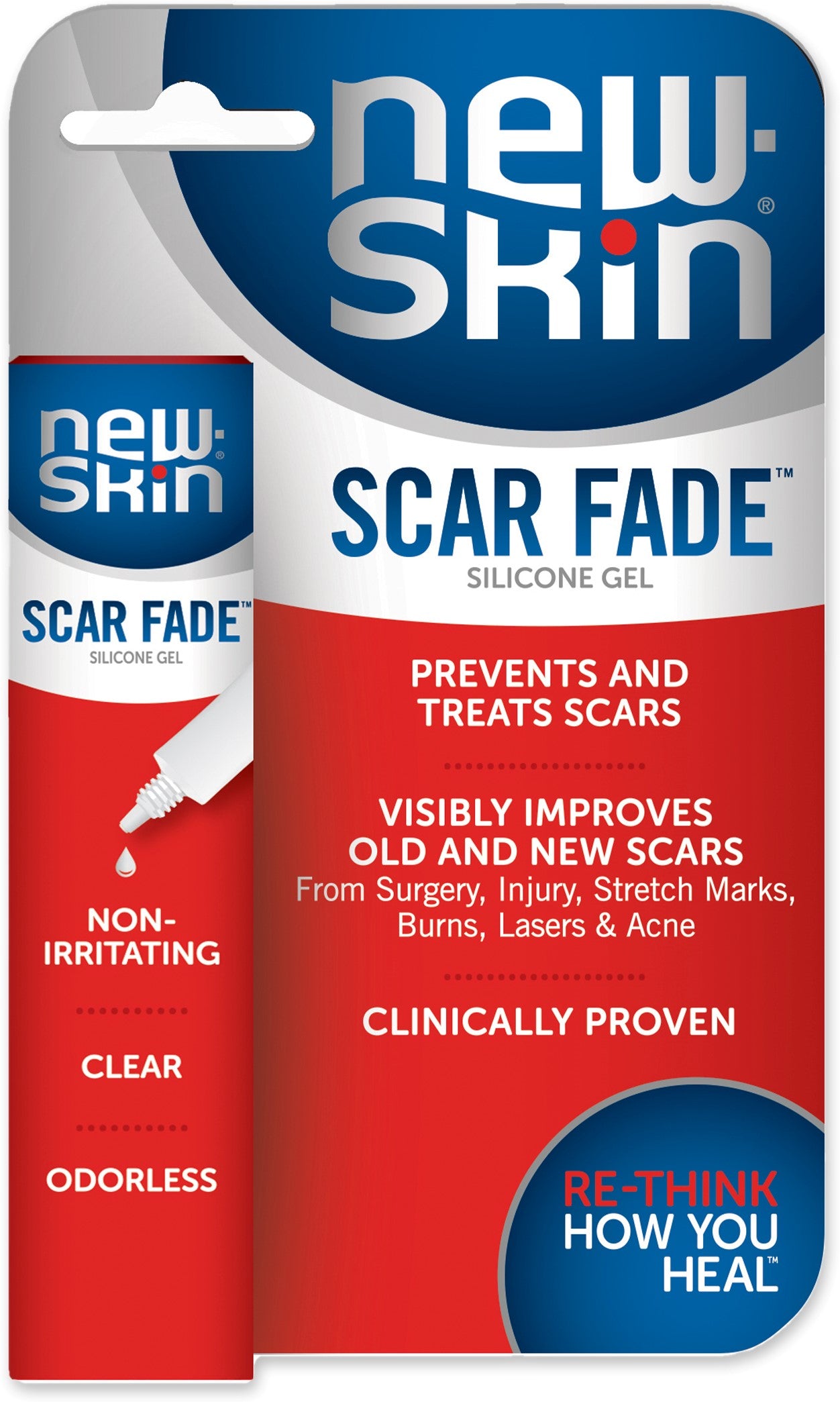 New Skin Scar Fade Silicone Gel - Visibly Improves Old & New Scars - 0.53 oz