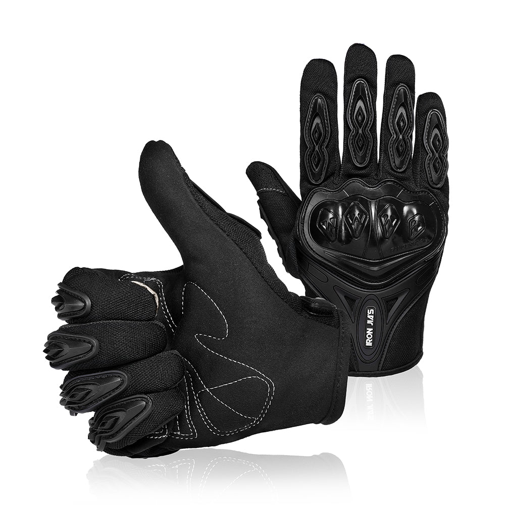 Gants de moto d'été de fer de fer jia à l'écran tactile Equitation respirante équitation équipement de protection moto motocross gants # axe10