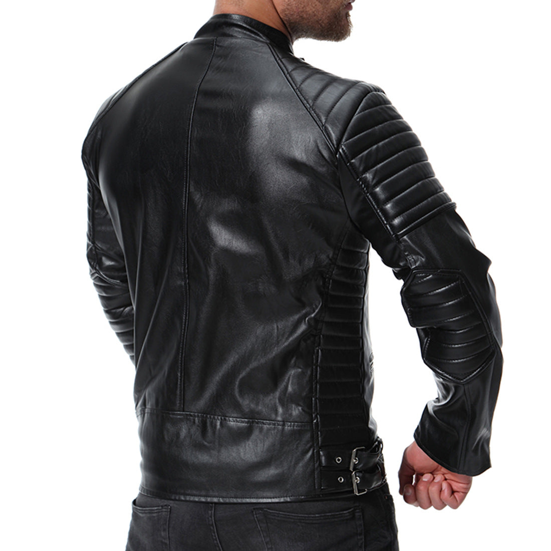 Veste en cuir de la moto en cuir d'Iron Jia étanche Urban Urban Urban Moto Motocross Vêtements Mens Moto Veste d'équitation