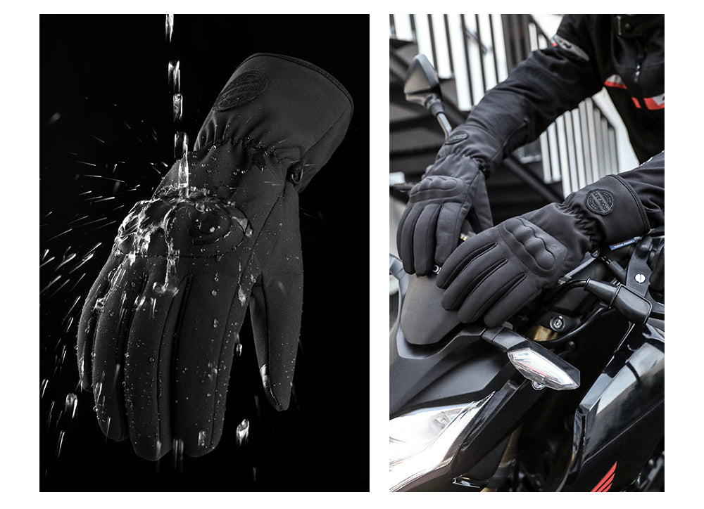 IRON JIA'S Waterproof Winter Motorcycle Gloves Warm Windproof Touch Screen Moto Protective Gear Motorbike Motocross Gloves