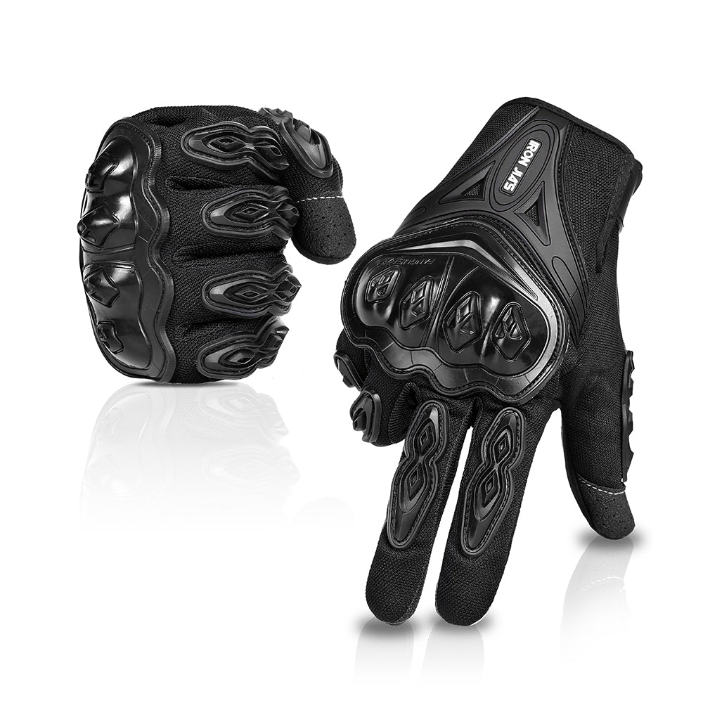 Gants de moto d'été de fer de fer jia à l'écran tactile Equitation respirante équitation équipement de protection moto motocross gants # axe10