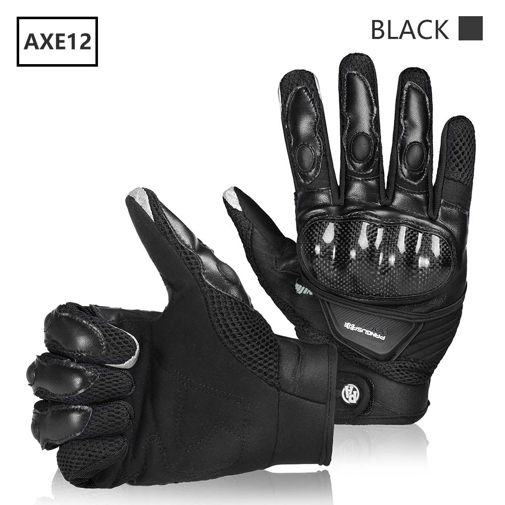 Iron Jia's Summer Motorcycle Gloves Hombres transpirable Finger Finger Fiber Protection Motocross Moto Motorbike Guantes