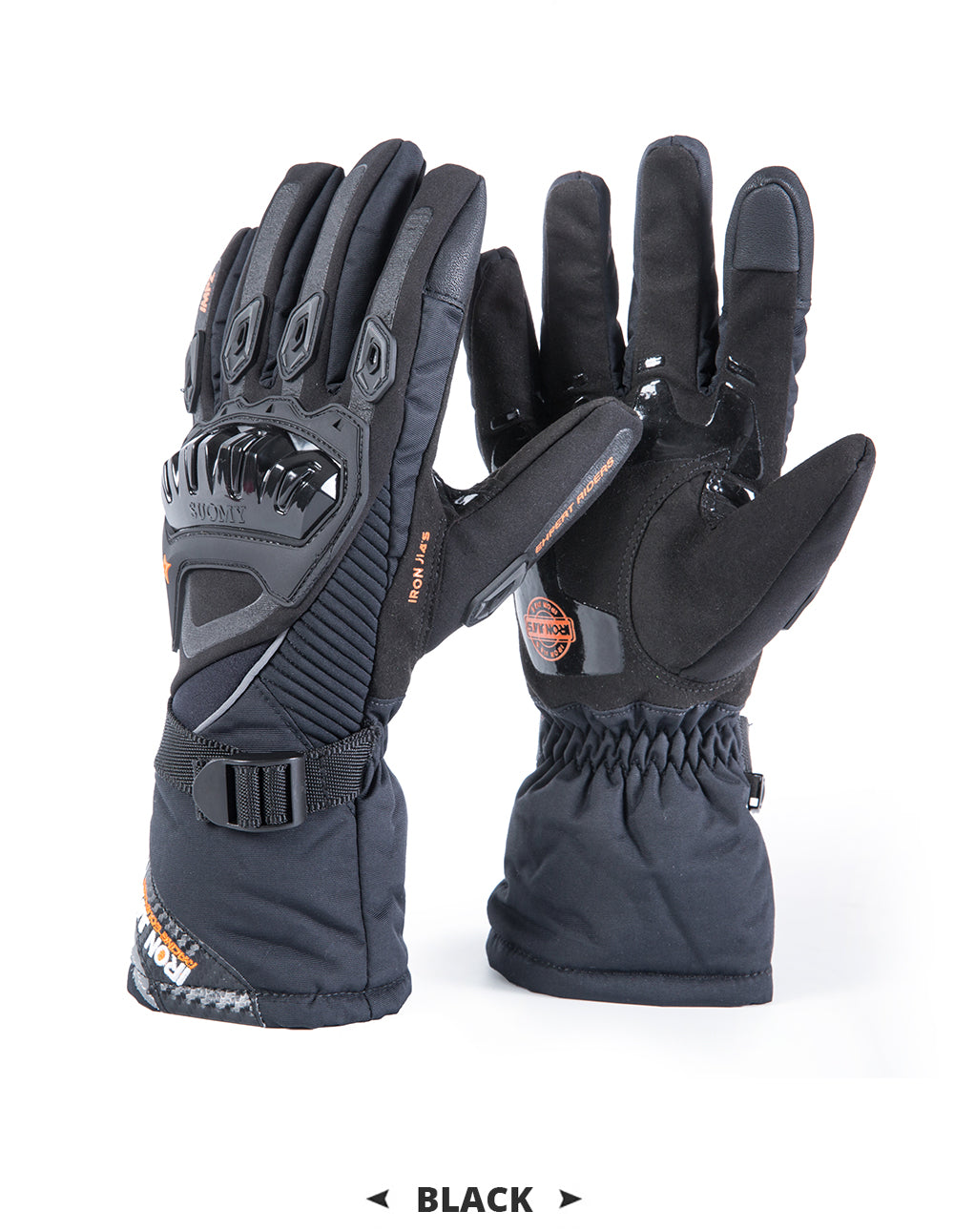 Gants de moto d'hiver d'hiver de fer étanche à la coupe-vent à la coupe tactile Touch Moto moto motocross moto moto gants d'équitation