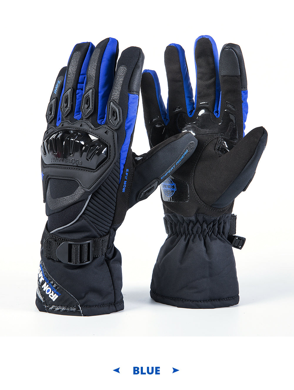 Iron Jia's Winter Motorcycle Gloves impermeable A prueba de viento Pantalla táctil Moto Protective Gear Motocross Motorbike Guantes