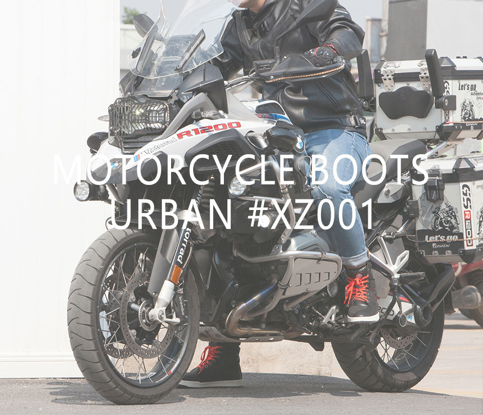 Scarpe Motociclo FERRO Jia Moto Stivali traspirante antiurto di protezione Touring Cuoio caviglia casuale urbano Moto