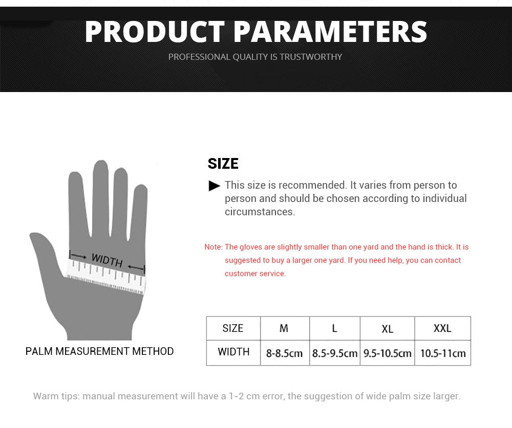 IRON JIA'S Waterproof Winter Motorcycle Gloves Warm Windproof Touch Screen Moto Protective Gear Motorbike Motocross Gloves