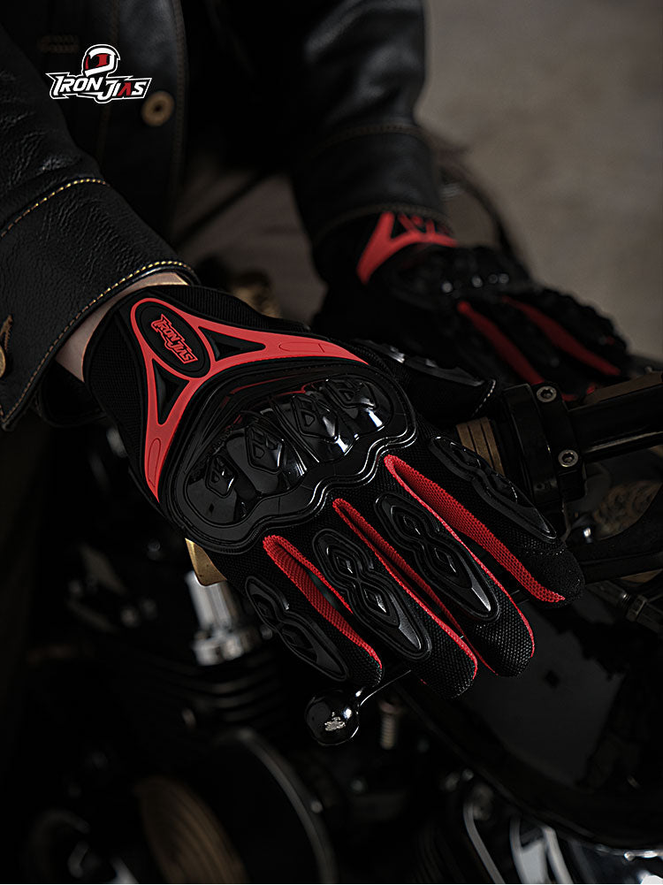 IRONJIAS Breathable Summer Motorcycle Protective Gloves (2)