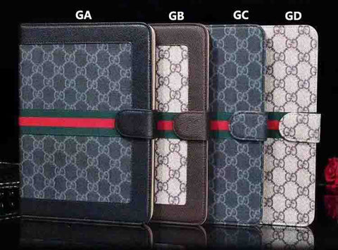 Teken een foto Dapperheid vice versa Luxury Leather iPad Case For iPad Pro 2022 Air Mini 6 10.9 Gucci Cases –  LOVERONY Shop