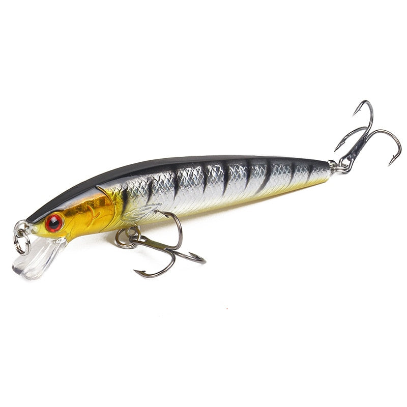 1 PCS 9g/10cm Fishing Lures Minnow Wobbler Floating Bass Trolling Artificial Hard Bait Crankbait Carp Pesca Fishing Tackle