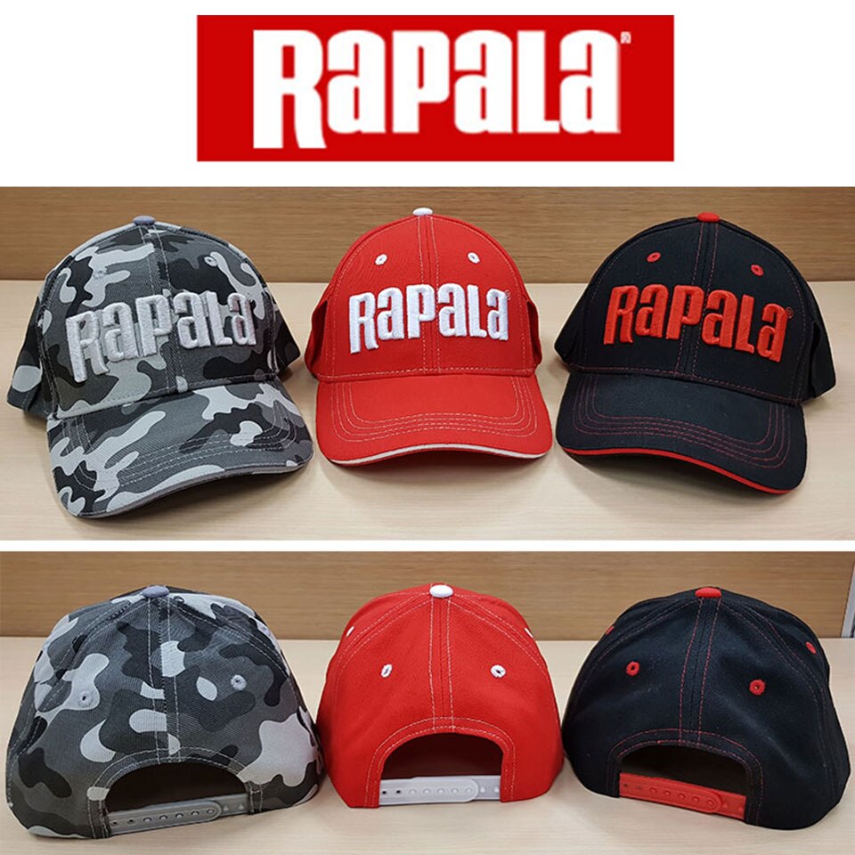 RAPALA 3D LOGO Fishing Hat fishing cap Breathable Outdoor Sports Visor Baseball Golf Cap Adjustable Summer Hat Fishing Tackle