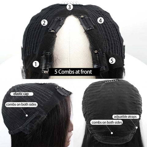 v part wig cap design