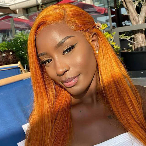 Straight Ginger Wig