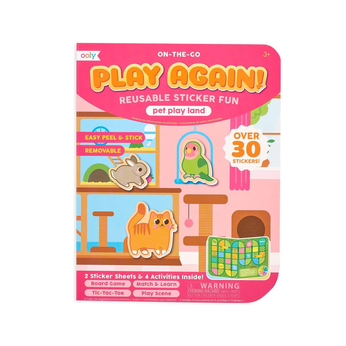 Pet Play Land Play Again! Mini On-The-Go Activity Kit