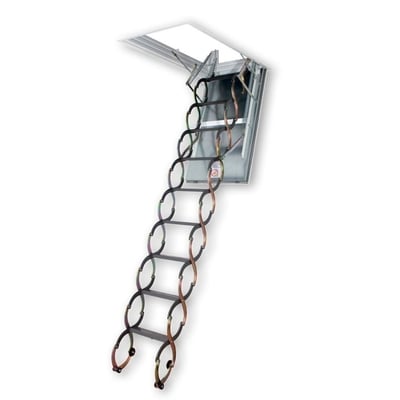 LSF Fire Rated Scissor Attic Ladder - All Sizes