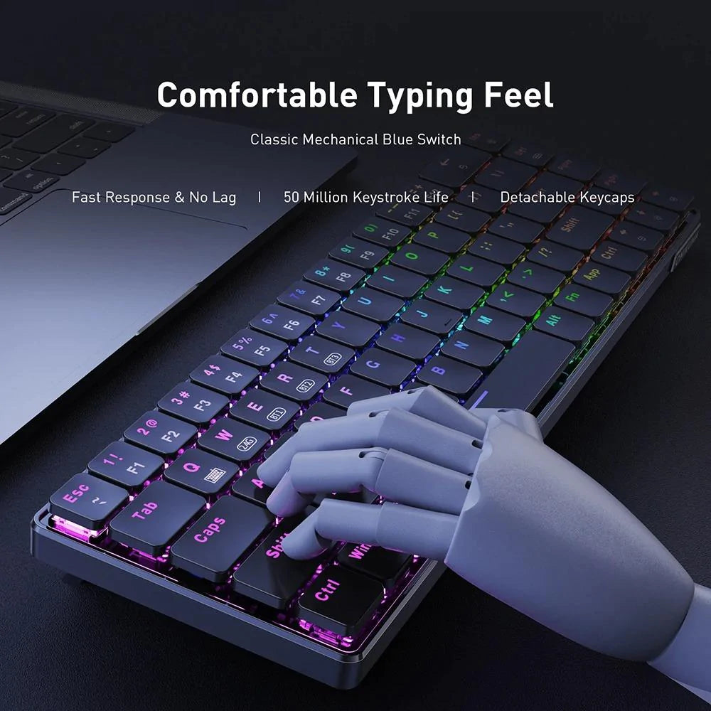 ONIKUMA G29 69 Keys Triple Mode Wireless Mechanical Keyboard