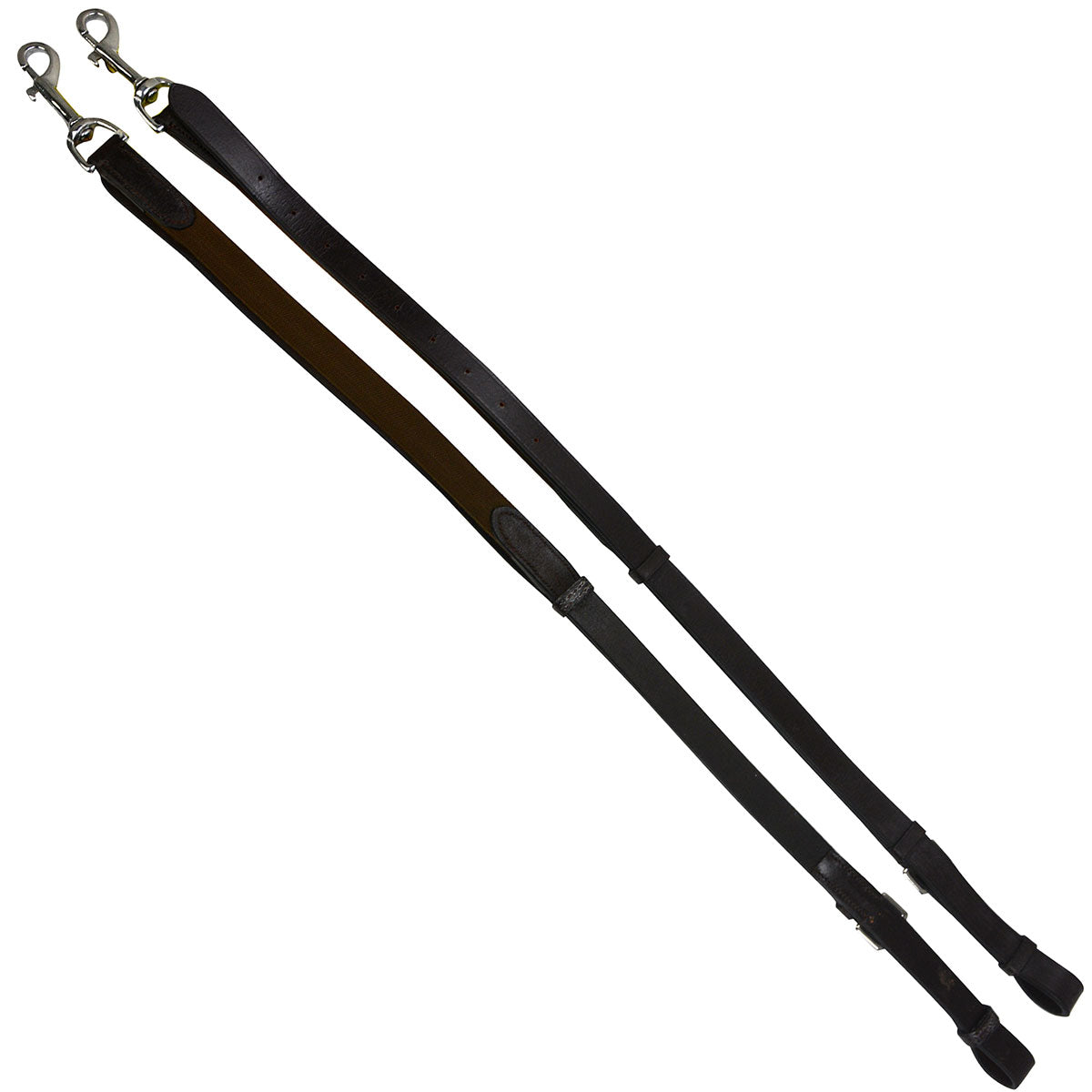 Camelot Leather Side Reins with Elastic
