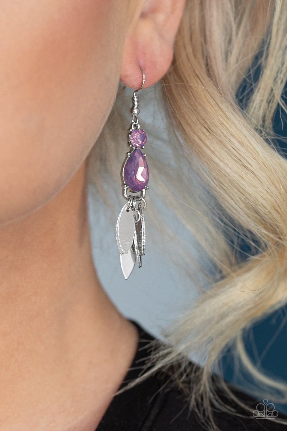 Tropical Tranquility Purple Earring