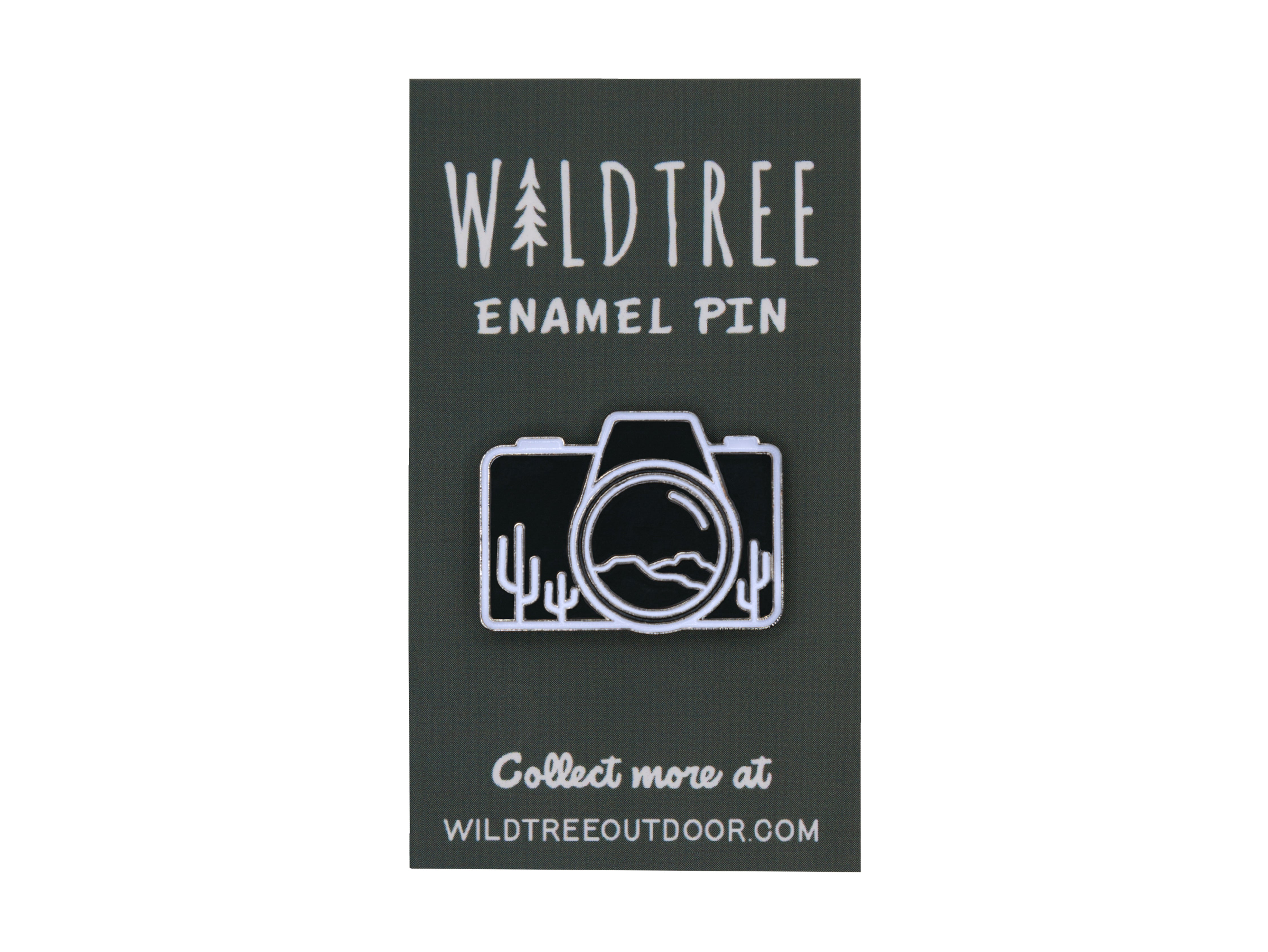 Camera Desert Enamel Pin