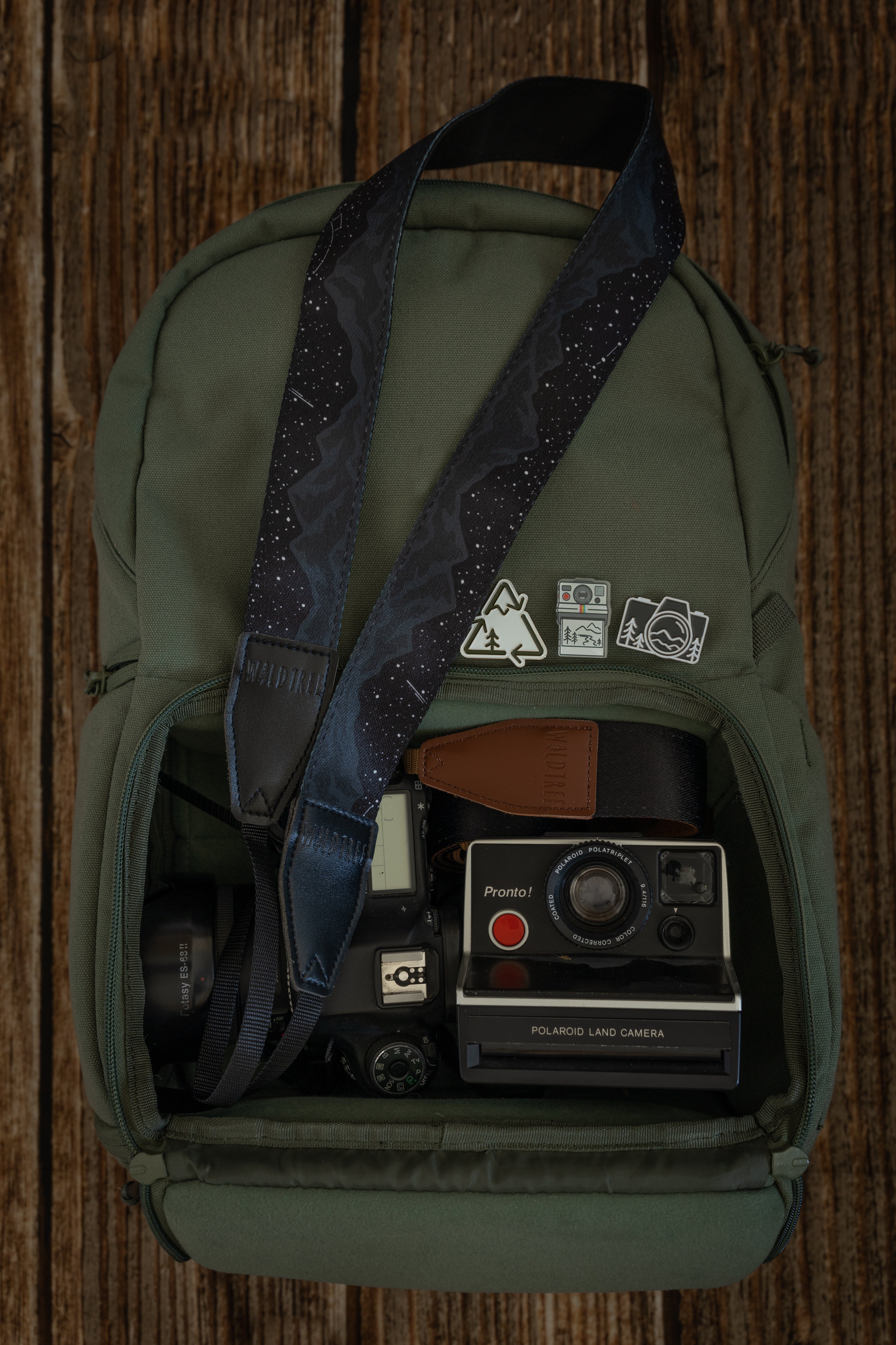 Midnight Mountain Camera Strap