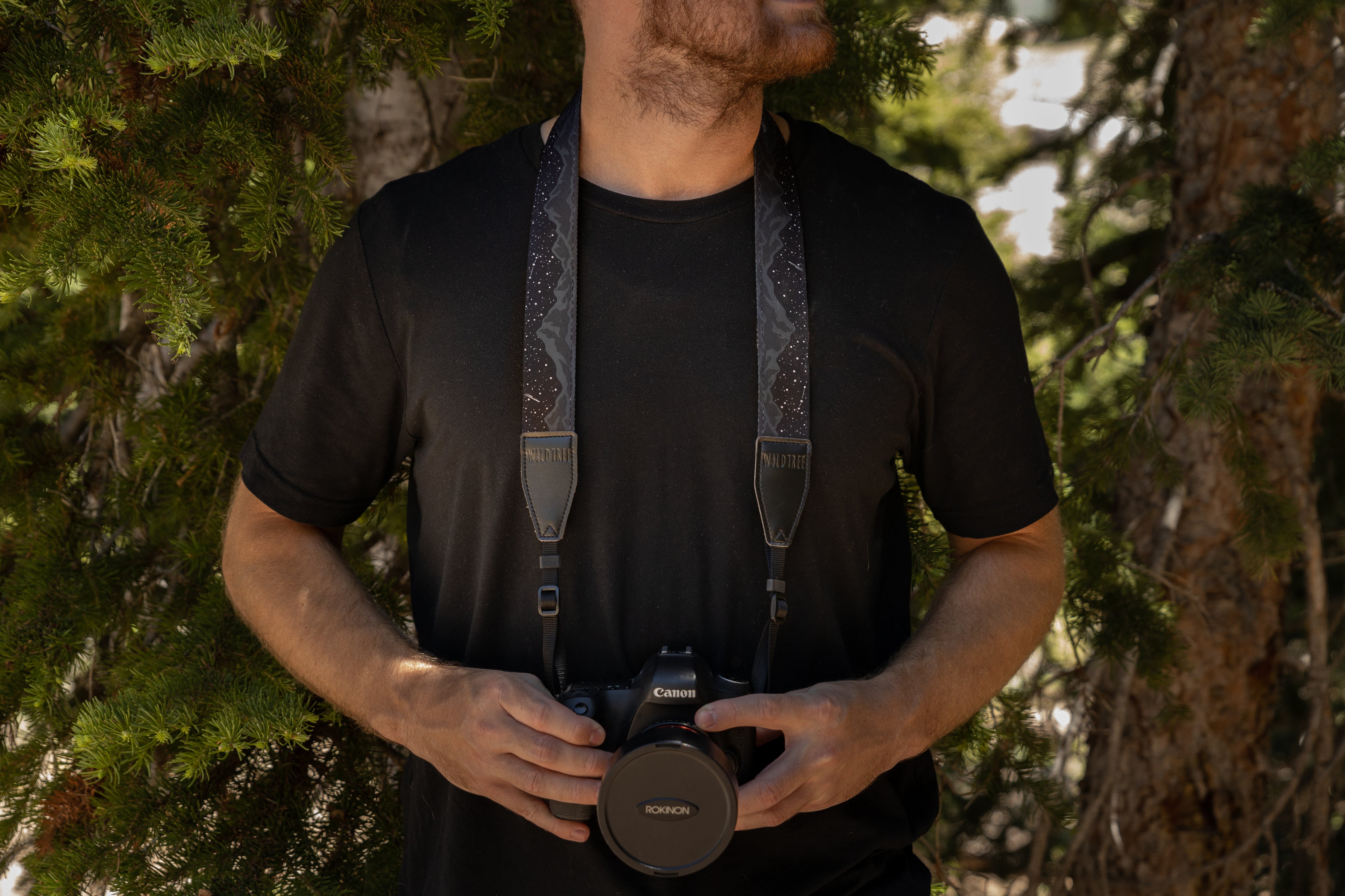 Midnight Mountain Camera Strap