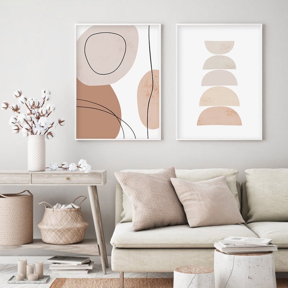 Abstract Boho Wall Art