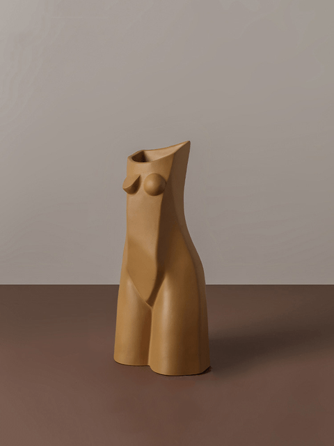 Ceramic Abstract Body Vases